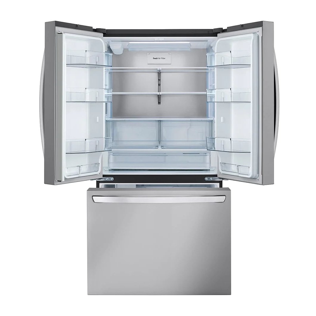 LG - 35.75 Inch 27 cu. ft French Door Refrigerator in Stainless - LRFLC2706S