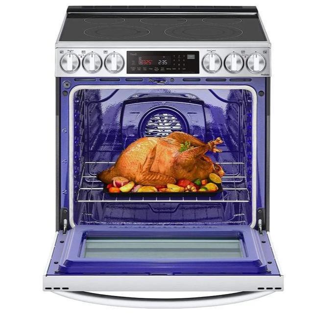 LG - 6.3 cu. ft  Electric Range in Stainless - LSEL6335F