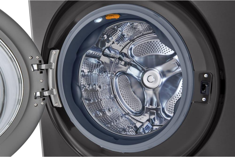 LG - 5.2 cu. ft. Washer and 7.4 cu. ft. Electric Dryer WashTower in Black Stainless - WKEX200HBA