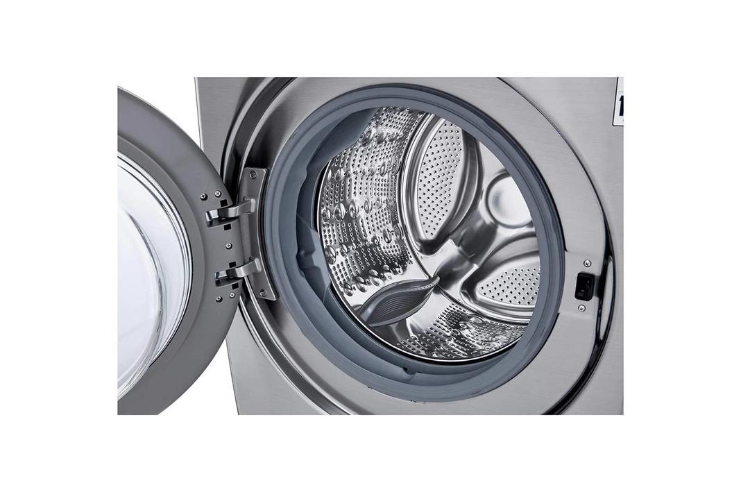 LG - 5.2 cu. Ft Front Load Washer in Graphite - WM3850HVA