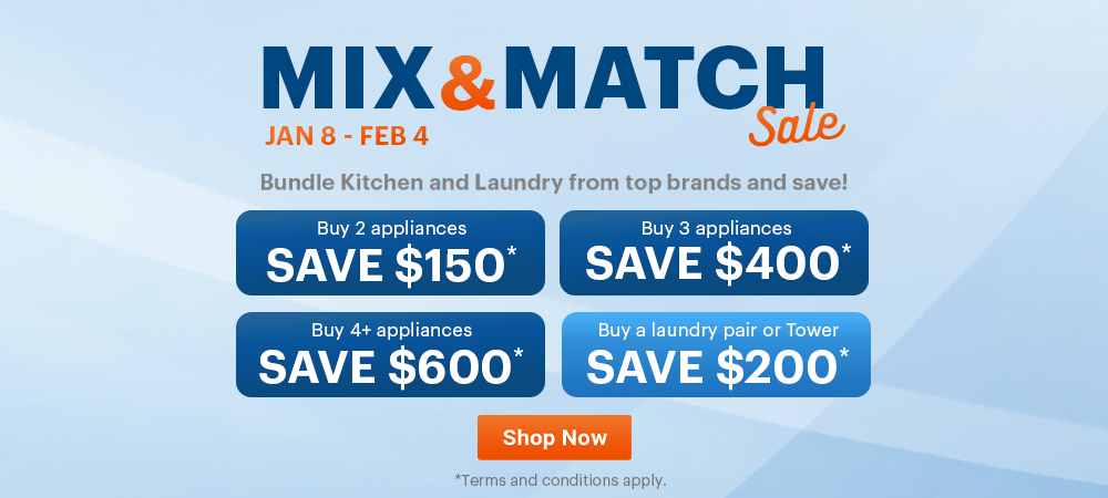 Mix & Match Sale Jan 8 - Feb 4, 2026
